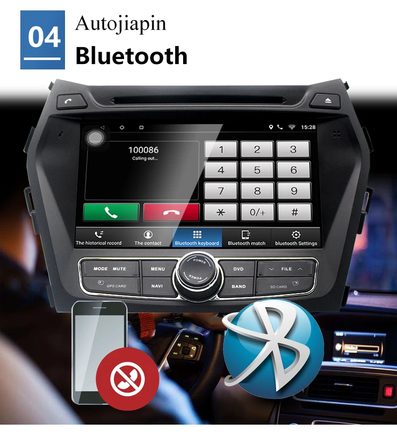 Flash Deal AUTOJIAPIN 9" Android 6.0 car  stereo RADIO GPS navi for HYUNDAI IX45 2013 SANTAFE  WIFI 3G MAP camera mirror link 4