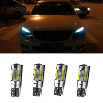 

4Pcs No errors 8-SMD LED Eyebrow Eyelid Lights Bulbs For Mercedes Benz W204 C350 AMG 2008 2009 2010 2012