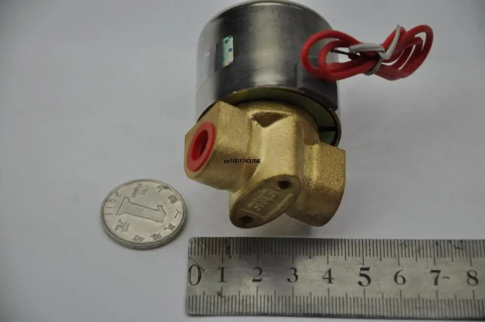 

Methane Gas Fuel Propane 2 Ways 2Position NC Solenoid Valve Air Vavle 1/4" BSPP Connection 12VDC 24VDC AC110V AC220V 2W025-08