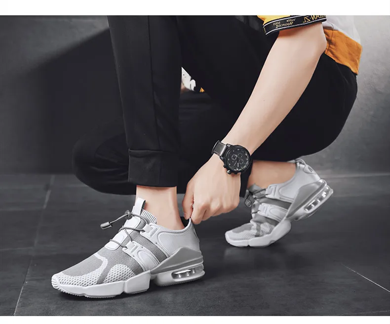 Hemmyi Высококачественная дышащая летняя Беговая Мужская обувь из сетчатого материала мужские кроссовки тренировочные эластичные