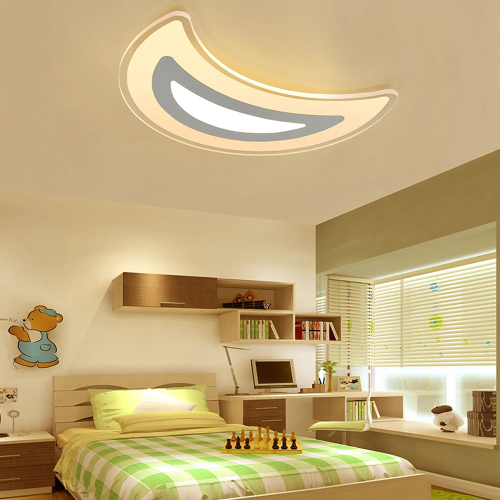 

LED Nordic Iron Acrylic Moon LED Lamp.LED Light.Ceiling Lights.LED Ceiling Light.Ceiling Lamp For Foyer Bedroom