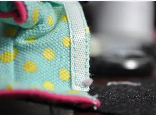 

5m blyth doll clothes DIY Accessories handmade Magic Durable Double Sided Adhesive loop Hooks DIY blyth doll dress baby clothes