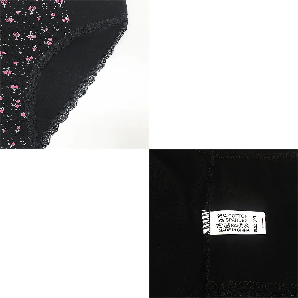 Underwear women cotton panties plus size high waist briefs female underpants woman intimate mujer panty 2XL 3XL 4XL 5pcs/lot Underwear women cotton panties plus size high waist briefs female underpants woman intimate mujer panty 2XL 3XL 4XL 5pcs/lot