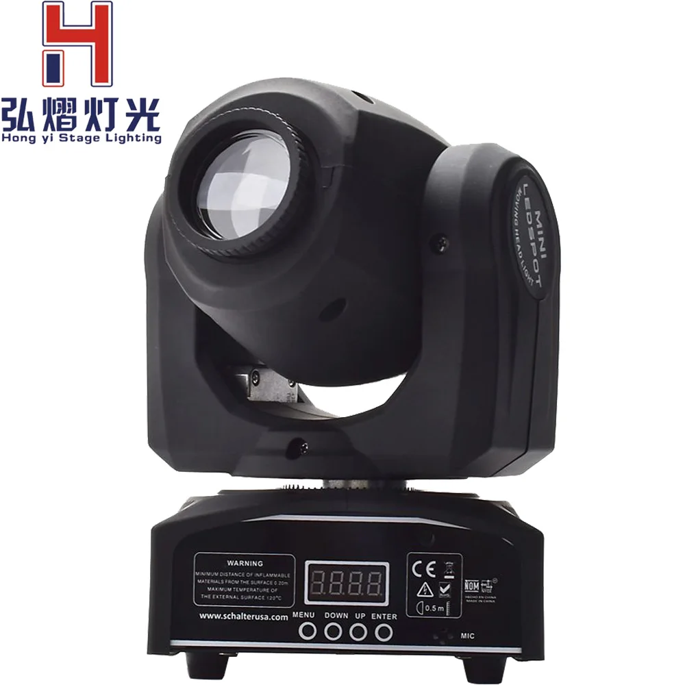 

(1 pieces/lot) 2017 led mini spot moving head light gobos dmx512 for dj disco light effcet dj equipment