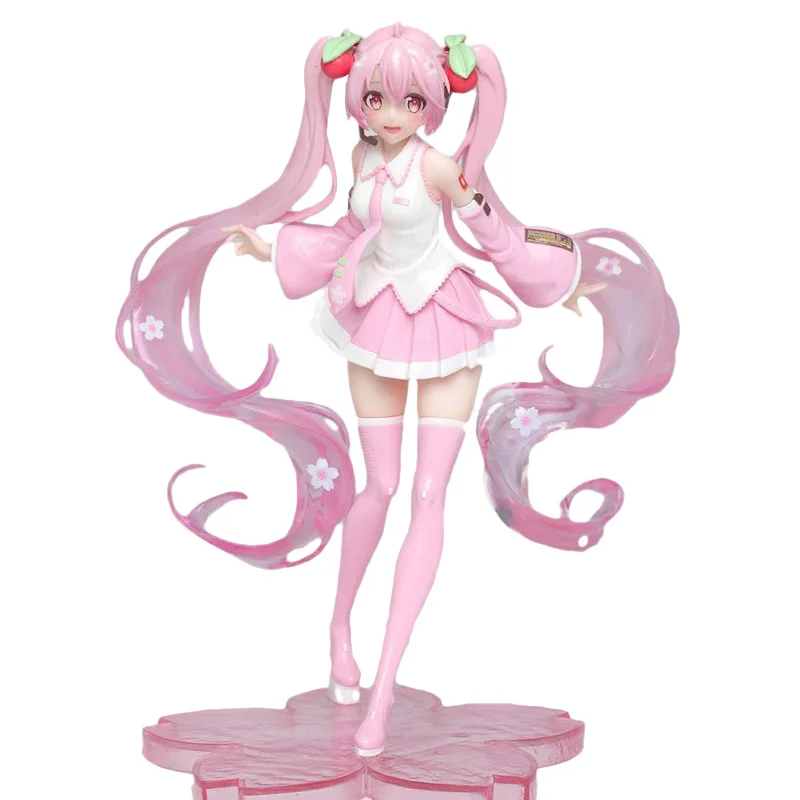 

Anime Pink Hatsune Miku Sakura Action Figures Toys Sexy Speelgoed Girls Pvc firurine