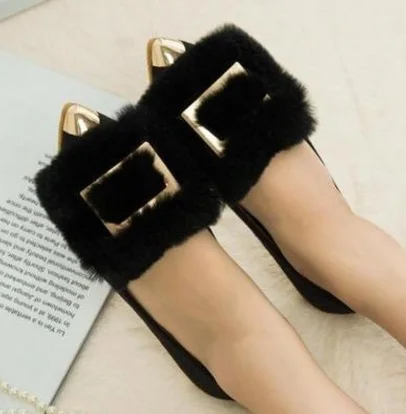 Toe de Paetês Luxo Strass Loafers Deslizamento