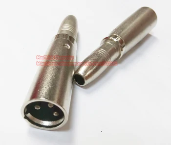 

XLR Male to 1/4" Stereo TRS Female Adapter Plug, 1/4 inch 6.35mm Jack to XLR 3pin Male Audio Connector , 5pcs , Free shipping