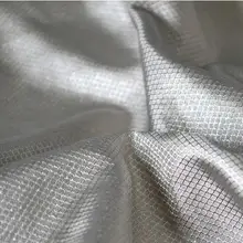 Четыре квадратных метров серебро волокна diamond электропроводной ткань электромагнитное Экранирование ткань излучения пункт защиты
