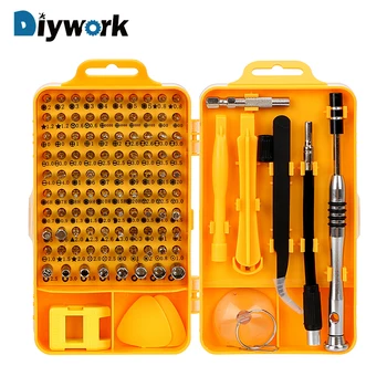 

DIYWORK 110 in 1 Screwdriver Set Multi-function PC Cellphone Digital Device Repair Tool