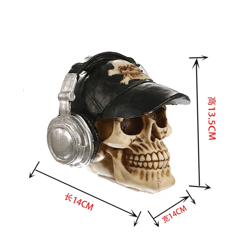 Смола череп Хэллоуин подарки личный украшения аксессуары для дома GXGT023