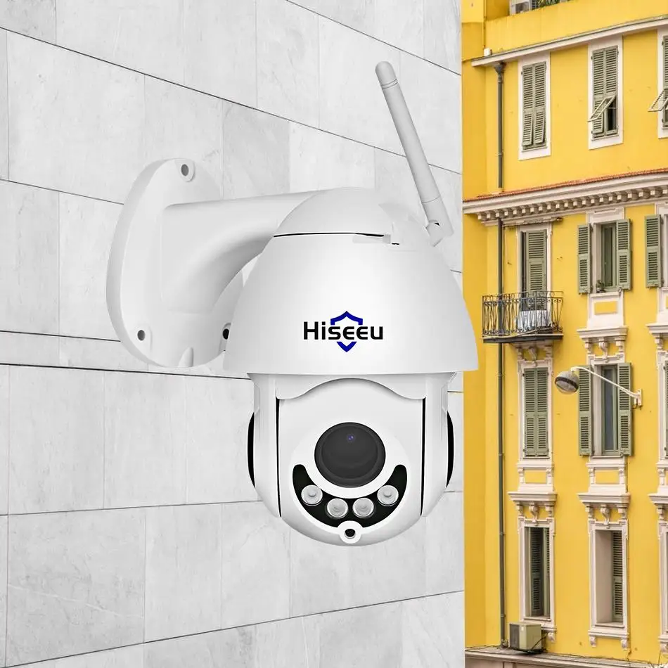 Hiseeu 1080P PTZ IP font b Camera b font Outdoor Waterproof Mini Speed Dome font b