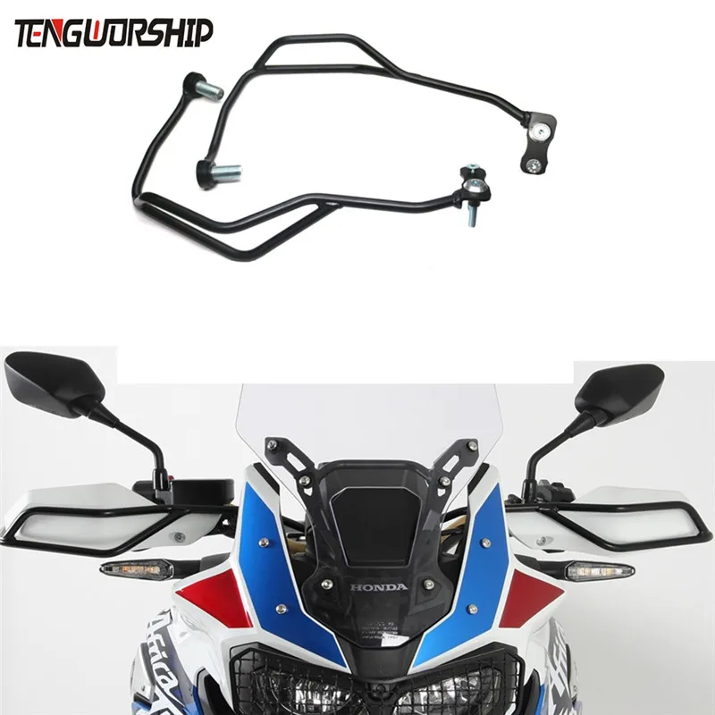 

for Honda CRF1000L CRF 1000L Africa Twin 2018+ Steel Left Right Motorcycle Font Handle Bar Hand Guard Bumper Frame Protector