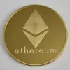 Gold Plated Bitcoin Bit coin Ripple Litecoin Ethereum Collection Gift 40mm Cryptocurrency Coin Metal Commemoration Coin ► Photo 2/6