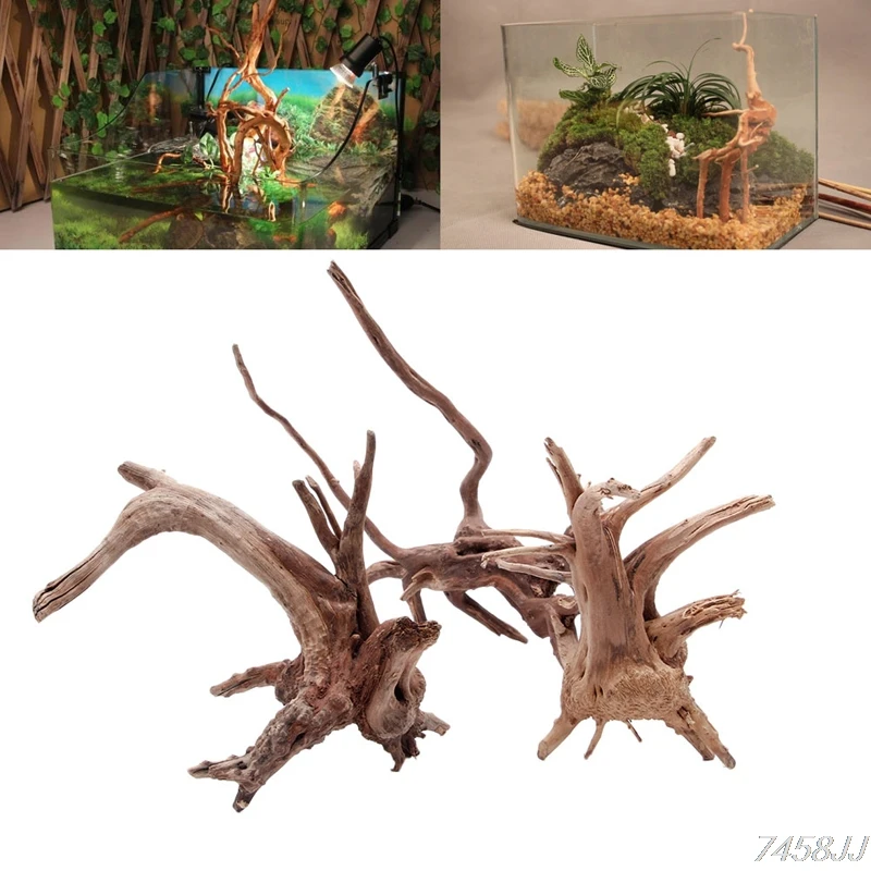 

Aquarium Decoration Decoration Wood Natural Trunk Driftwood Tree Aquarium Fish Tank Plant Stump Ornament Landscap Decor Z03