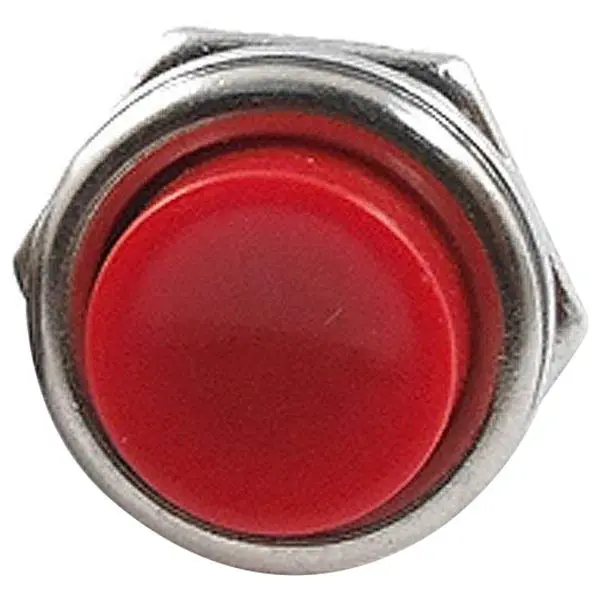 

3 Piece Smart Electronics Normal Open Momentary Push Button Switch AC 125V 3 Amp SPST Red Round 13mm button DIA pushbutton Switc