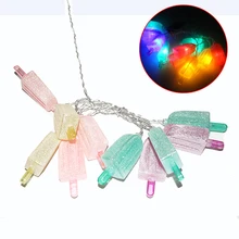 Newest 1.5M 10 LEDs Ice Cream Popsicle String Lights Festival Christmas Light For Home Garden Patio Lawn Party Decorations P20