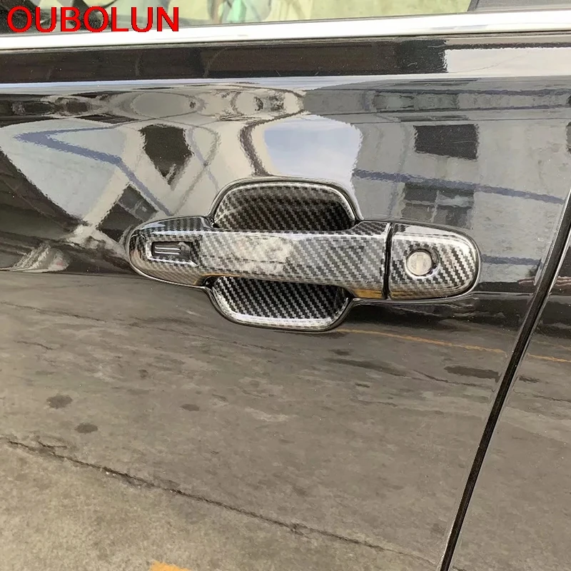 Внешние аксессуары OUBOLUN для Subaru Forester SK 2018 2019 наружная дверная ручка крышка рамы