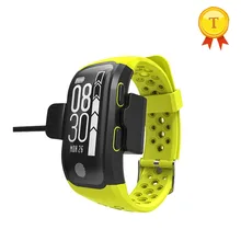 IP68 профессиональный спорт gps смарт-Браслет Синхронизации WhatsApp Facebook сообщение напоминание с большой емкостью аккумулятора