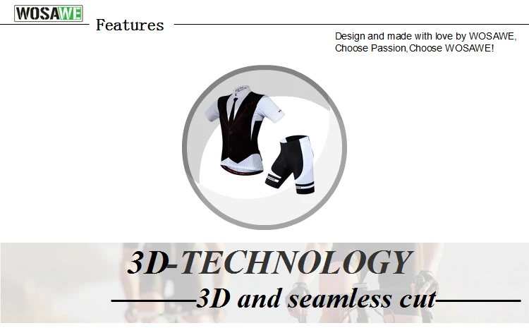 WOSAWE велосипедные Короткие рукава Джерси горный велосипед велосипедные наборы футболки для горного велосипеда 3D гель шорты для велоезды с вставками горные одежды