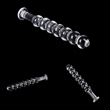 Crystal Glass Dildos Anal Plug 7 Beads Butt Plug Female Masturbation Erotic Orgasm Massgaer Erotic Toy Sex Products For Male