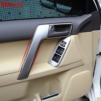 

Bbincar ABS Matte Wood Paint Front Armrest Trim The Inner Door Handle Sequins Control Decoration 2PCS For Toyota Prado 2014 2015