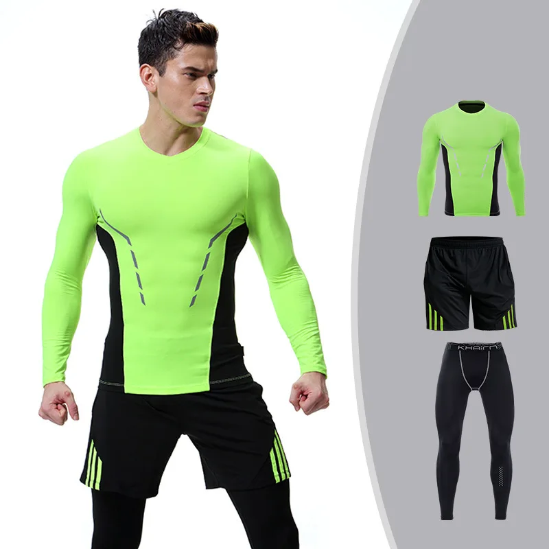 Workout & Training Clothes Men's Gym Clothes Suits Ropa Gym Hombre Mens ...