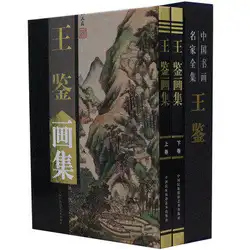 Книга Альбом Ван Цзянь Китайская живопись книга лучшая версия мастер кисти чернил азиатского искусства набор из 2