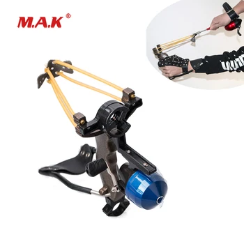 

Fish Slingshot in Zinc alloy with Arrow Arush/Reel /Rack /Screws Set fit Outdoor Shoting Hunting Activity