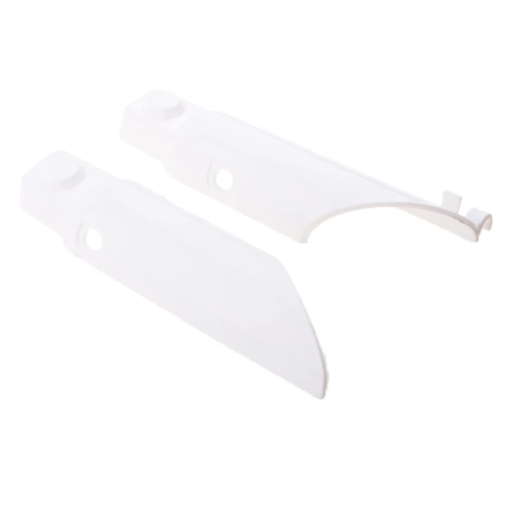 White Motorcycle Fork Guard Forks Cover Set for Honda CRF50 CRF 50 Plastic