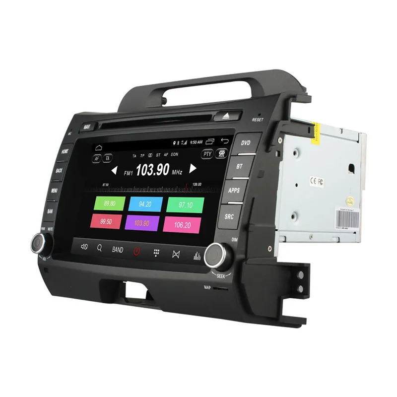 Sale 4G 2GB RAM Octa Core Android 6.0 Car DVD Player for Kia sportage R 2010 2011 2012 2013 2014 2015 GPS Navigation Radio Stereo BT 2