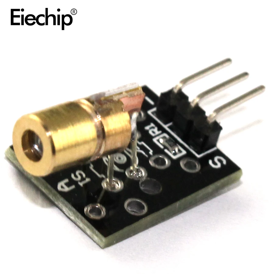 

5pcs/lot KY-008 Laser Sensor Module 3pin 650nm Red Laser Transmitter Dot Diode Copper Head Module KY008 For arduino Sensors