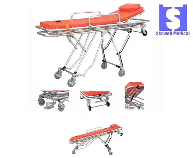DHL Free Shipping Emergency Ambulance Stretcher Bed,Transfer Stretcher