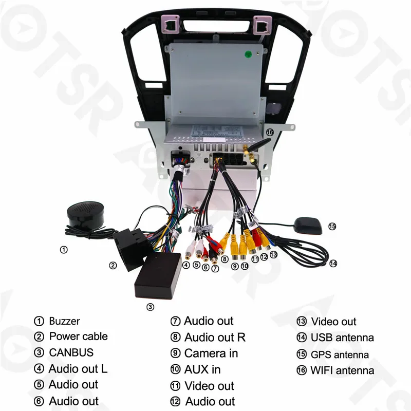 Best Aotsr Android 7.1 Car GPS Navigation car For Opel Insignia Vauxhall Holden CD300 CD400 Stereo Headunit Sat Nav multimedia no DVD 24