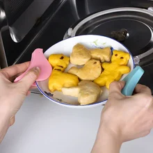 2 шт палец ручной зажим держатель пластина коврик перчатка теплоизолированная духовка Нескользящие зажимы Птица Форма жаропрочная кухня жаропрочная посуда для готовки