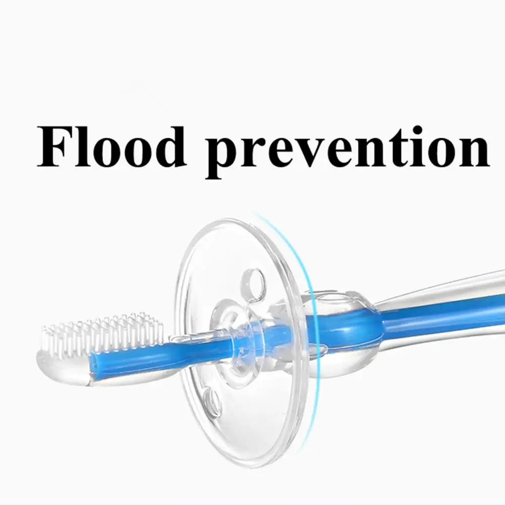 Детская обучающая Силиконовая зубная щетка для младенцев с рисунком из мультфильма, мягкие волосы, уход за полостью рта