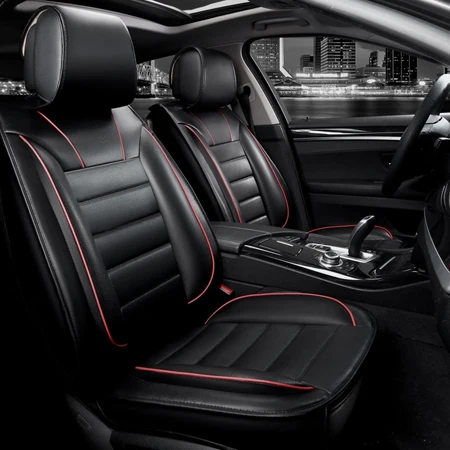 Автомобильные чехлы на сиденья для Mitsubishi asx colt evo lution galant grandis l200 lancer 10 9 xl evo carisma montero sport - Название цвета: Black standard