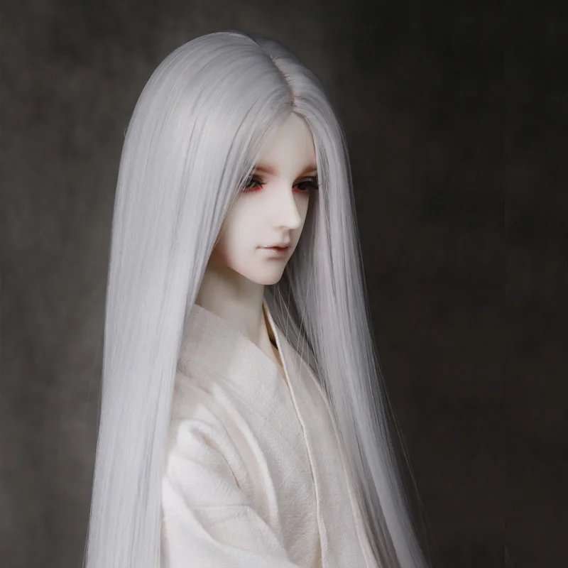 Allaosify 1 шт. Bjd парик Сплит Длина прямые синтетические волосы парик 1/3 1/4 bjd кукла парик Древний китайский стиль