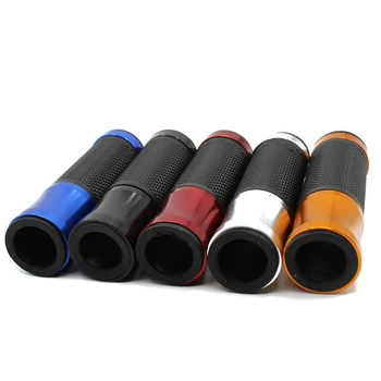 

Universal 7/8'' 22MM CNC Motorcycle handlebar grip handle bar Motorbike handlebar grips 5 colors for option