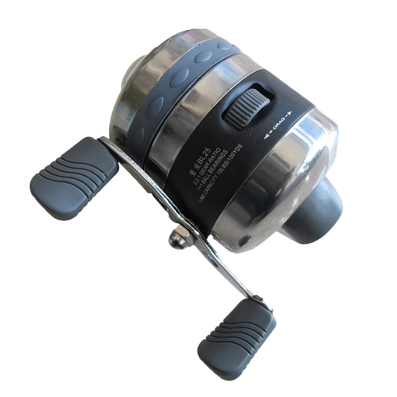 

New Concealed Fishing Reel Wheel Catapults Closed Spherical Shot Control Hunting with 40M Fishing Line ALS88