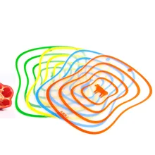 Пластиковая разделочная доска, разделочный блок для еды, прозрачный нескользящий коврик, кухонные принадлежности, фрукты, овощные инструменты, макетная доска