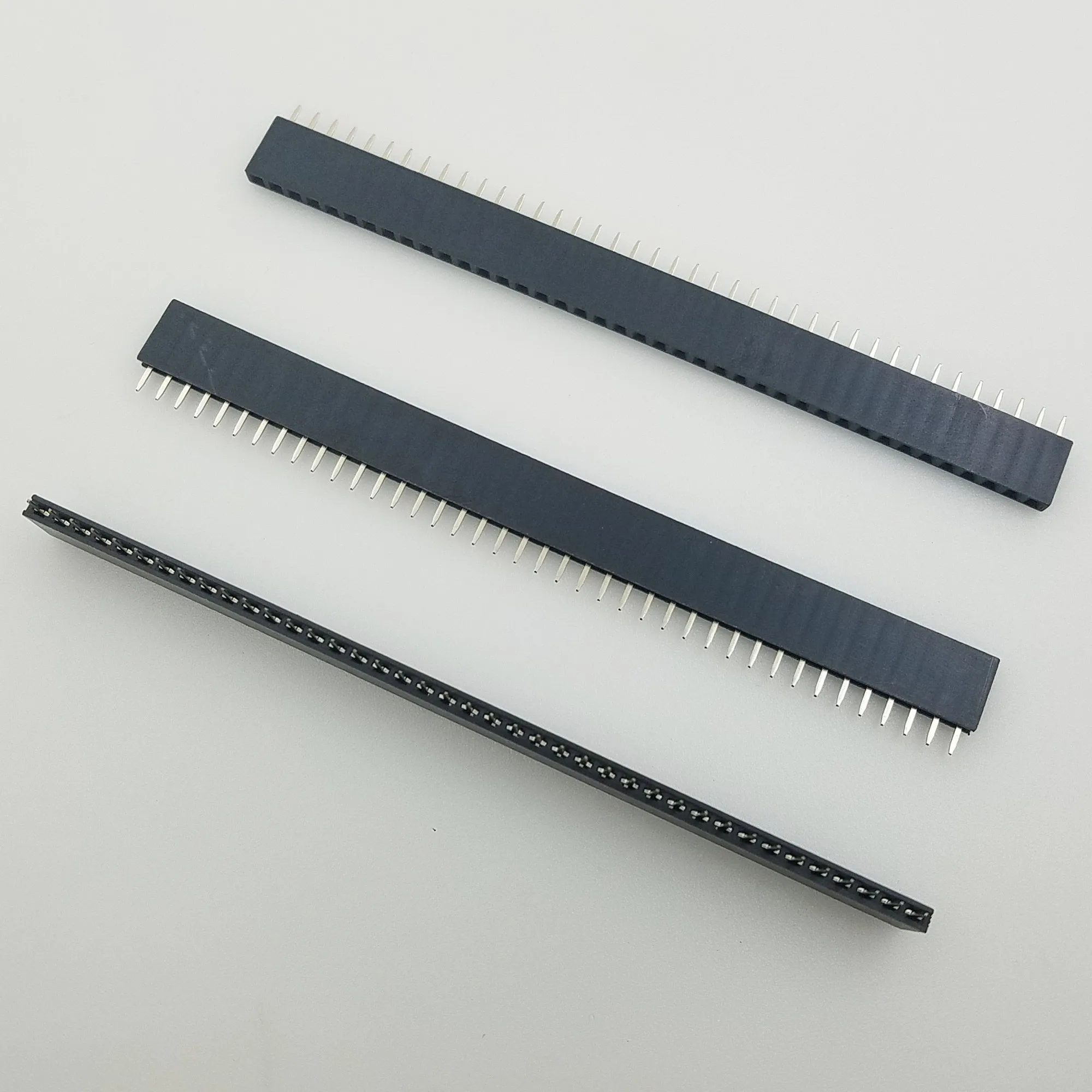 10 шт. x 1*40 2*40 40Pin 2 54 мм однорядная прямая мужская и женская блестящая