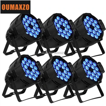 

6pcs/lot Disco lights party decorations RGBWA 4in1 par led 18x12 W 18pcs led 4in1 par light, wedding light wash, dj par light