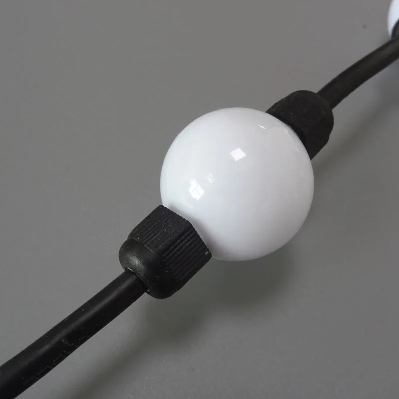 Прибор приемно-3D Smart Pixel мяч DC24V вход IP67 на открытом воздухе, для выведения токсинов, 40 шт 50 мм UCS2903; 1,44 Вт; двойная сторона с 3 шт. 5050 светодиодов на каждой стороне обеспечивают работу