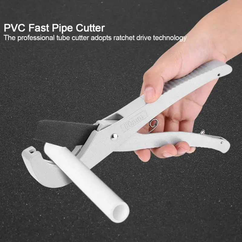 

PVC Pipe Cutter Ratcheting Ratchet Scissors Tube Cutter Ratcheting Hose Pipe PVC/CPVC/PP/PEX Cutting Tools