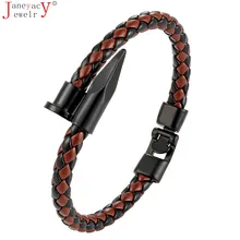 Дизайн, мужской кожаный браслет, ювелирные женские браслеты, модный плетеный брендовый браслет для ногтей, Pulseira Dia Dos Namorados Presente