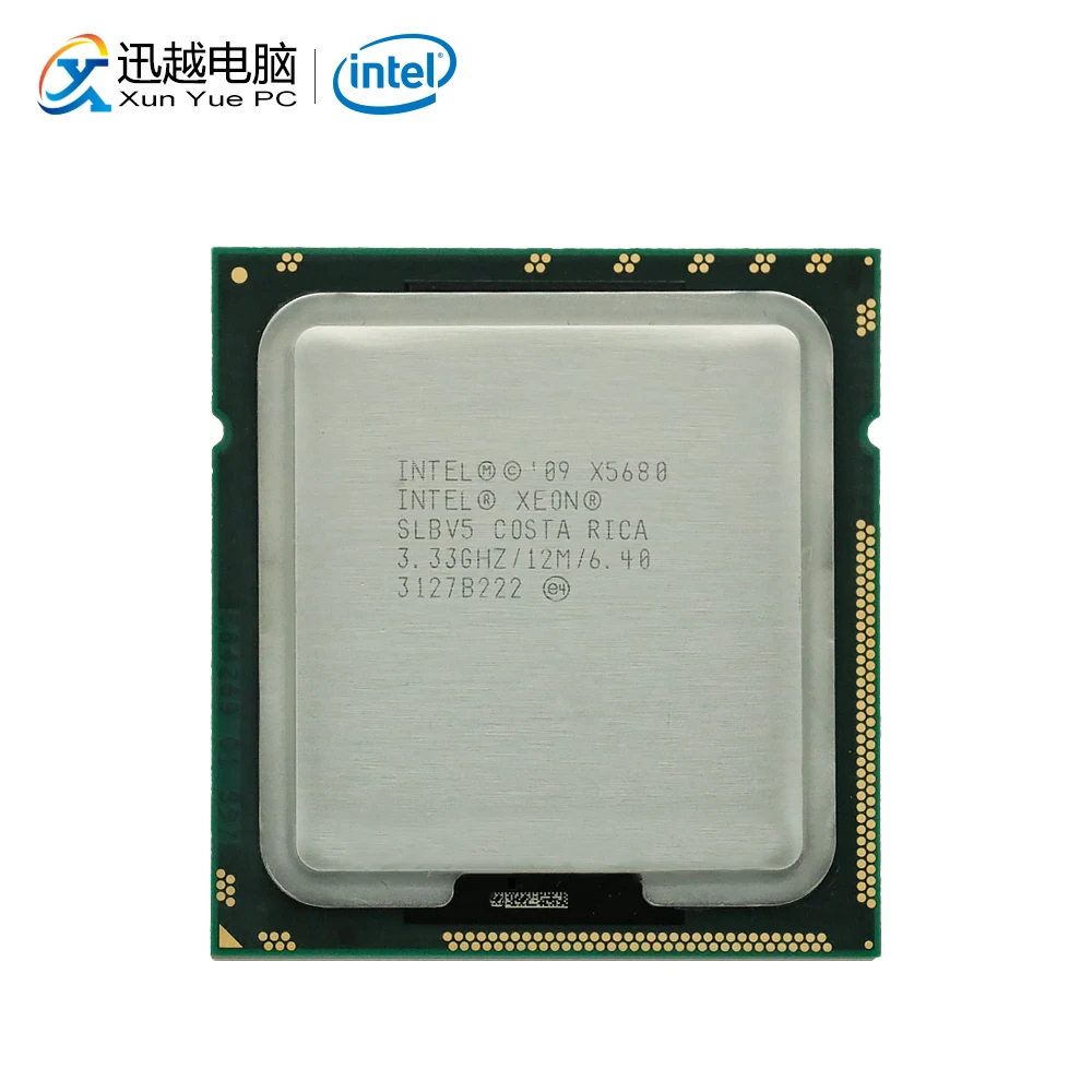Intel Xeon X5680 Desktop Processor Six-Core 3.33GHz 12MB L3 Cache 6.4 GT/s QPI LGA 1366 SLBV5 5680 Server Used CPU | Компьютеры и офис
