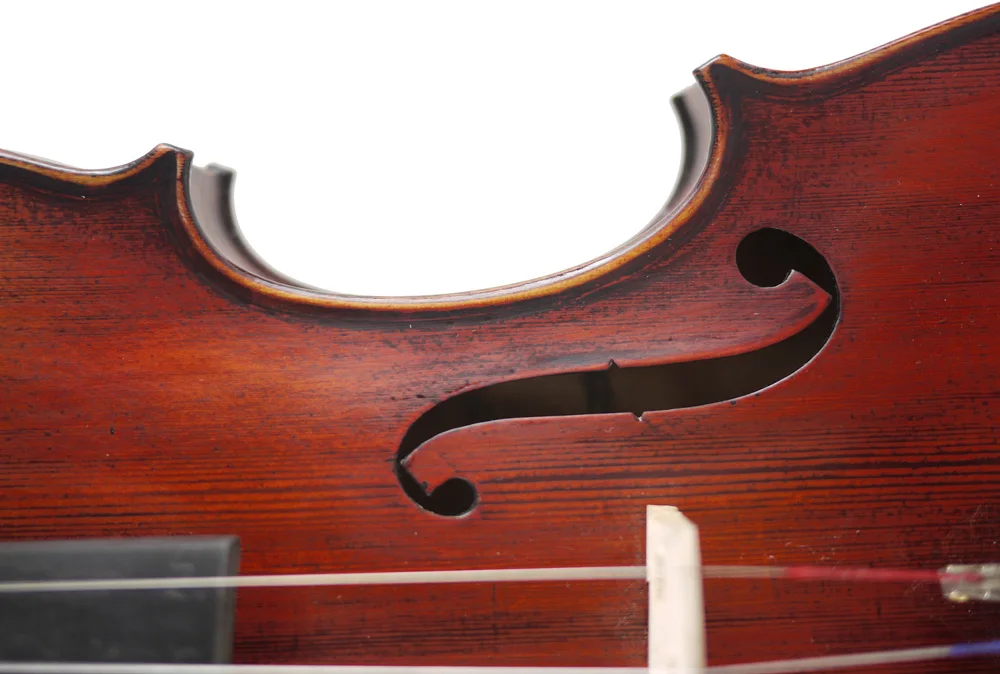 Копия 1715 Stradivarius скрипки#1673, скрипка ручной работы масляного лака, продвинутый уровень, сибирская ель, богатый цвет