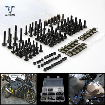 

CNC Universal Motorcycle Fairing/windshield Bolts Screws set For BMW k1200r sport K1200S hp2 enduro HP2 Megamoto k1200r s1000rr