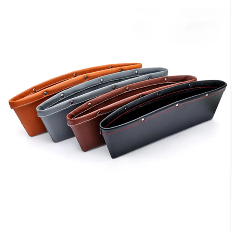 

PU Car Leak-Proof Crevice Storage Box Bag auto Console Side Pocket for chevrolet orlando sonic tracker trailblazer trax Equinox