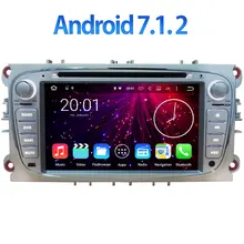 Android Multimedia BT 7.1.2 Quad Core 2 GB RAM 7 ”Reproductor de Radio DVD Del Coche para Ford S-max/C-max 2008-2011